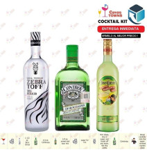 Cocktail Kit Citrus Drop Martini Receta Recipe - Cavas Towns