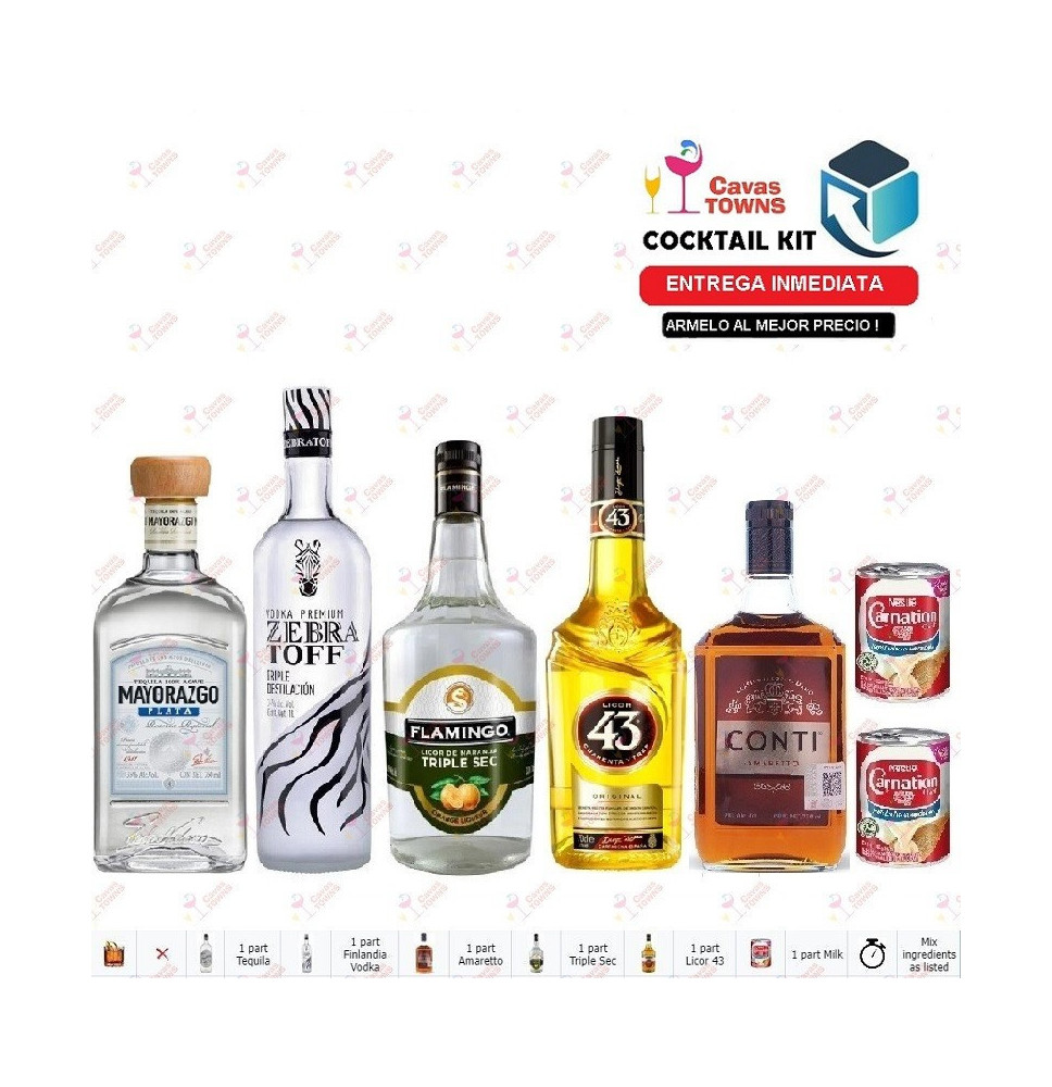 Vodka Zebratoff Cocktail Kit Ghostbuster Receta Recipe - Cavas Towns