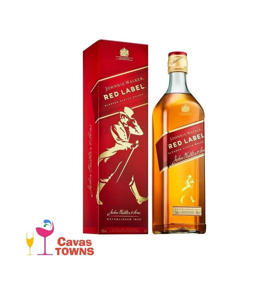 Whisky Johnnie Walker Red Label 700 ml - Cavas Towns