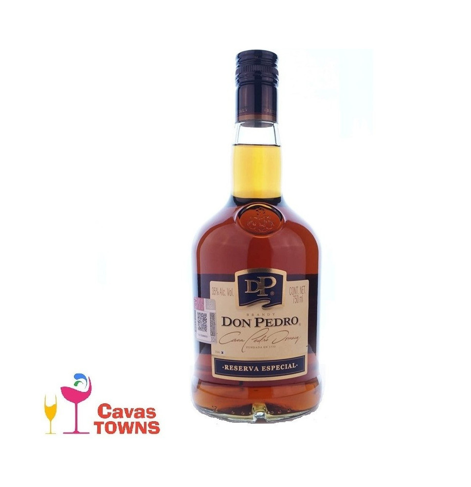 Brandy Don Pedro Reserva Especial 1 lt - Cavas Towns