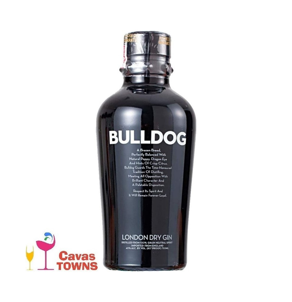 Ginebra Bulldog 750 ml - Cavas Towns