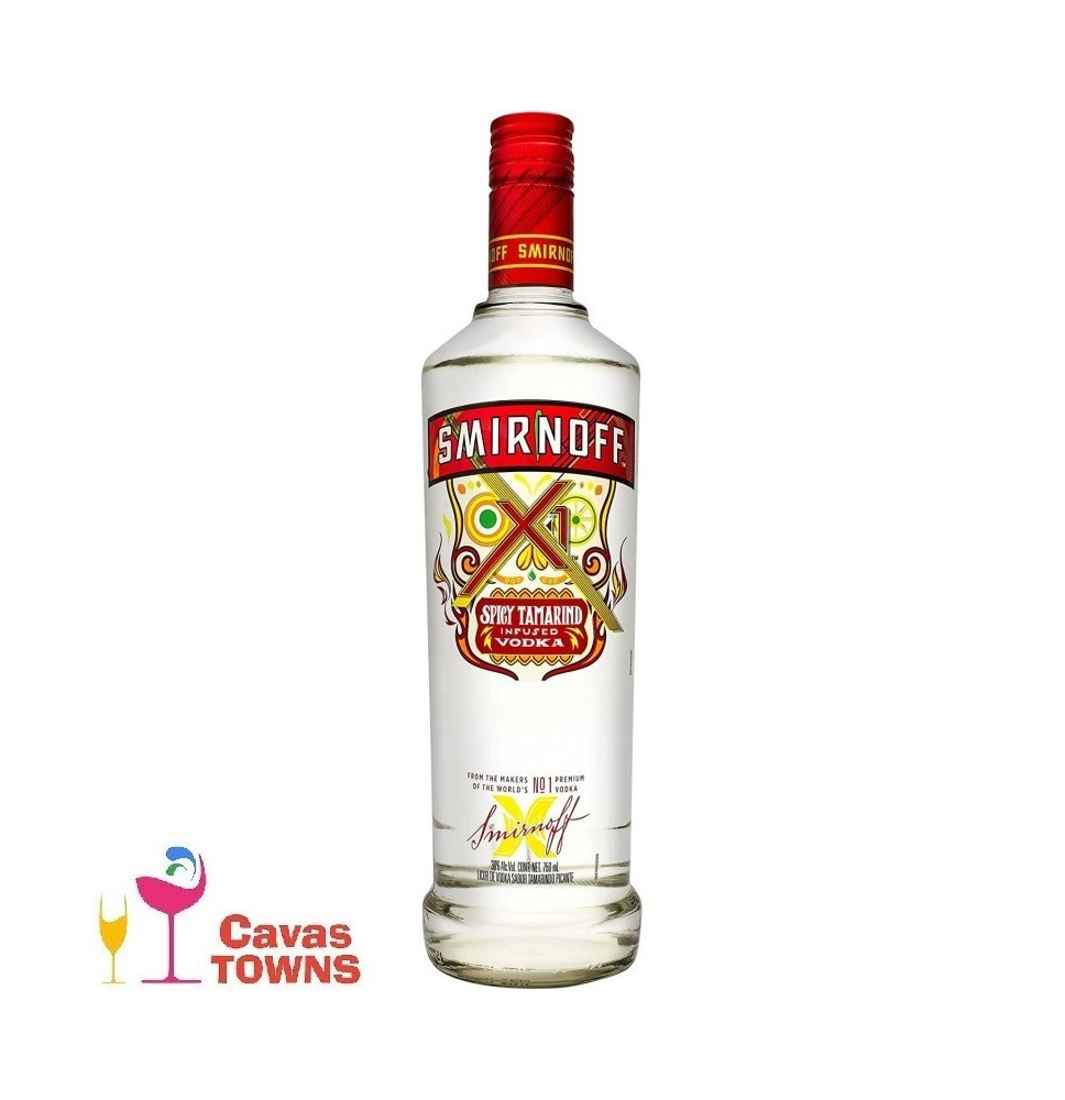 Vodka Smirnoff X1 Tamarindo 750 ml - Cavas Towns Vodka Smirnoff X1 Tamarindo 750 ml - Cavas Towns