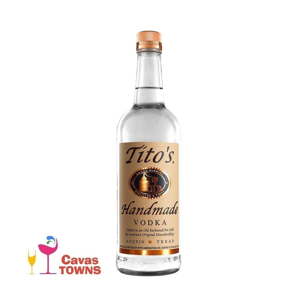 Vodka Titos Handmade - 750 ml - Cavas Towns
