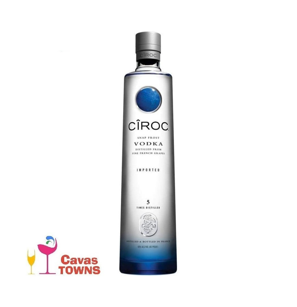 Vodka Ciroc 5-750 ml - Cavas Towns Vodka Ciroc 5-750 ml - Cavas Towns