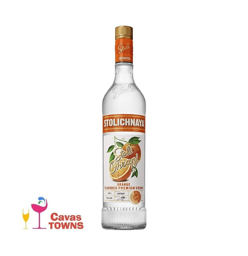 Vodka Stolichnaya Ohranj Naranja 750 ml - Cavas Towns
