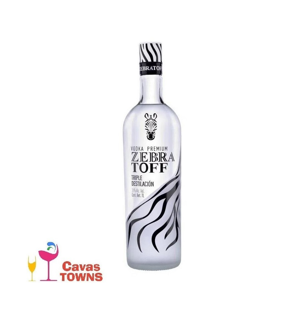 Vodka Zebratoff Premium 1000 ml - Cavas Towns