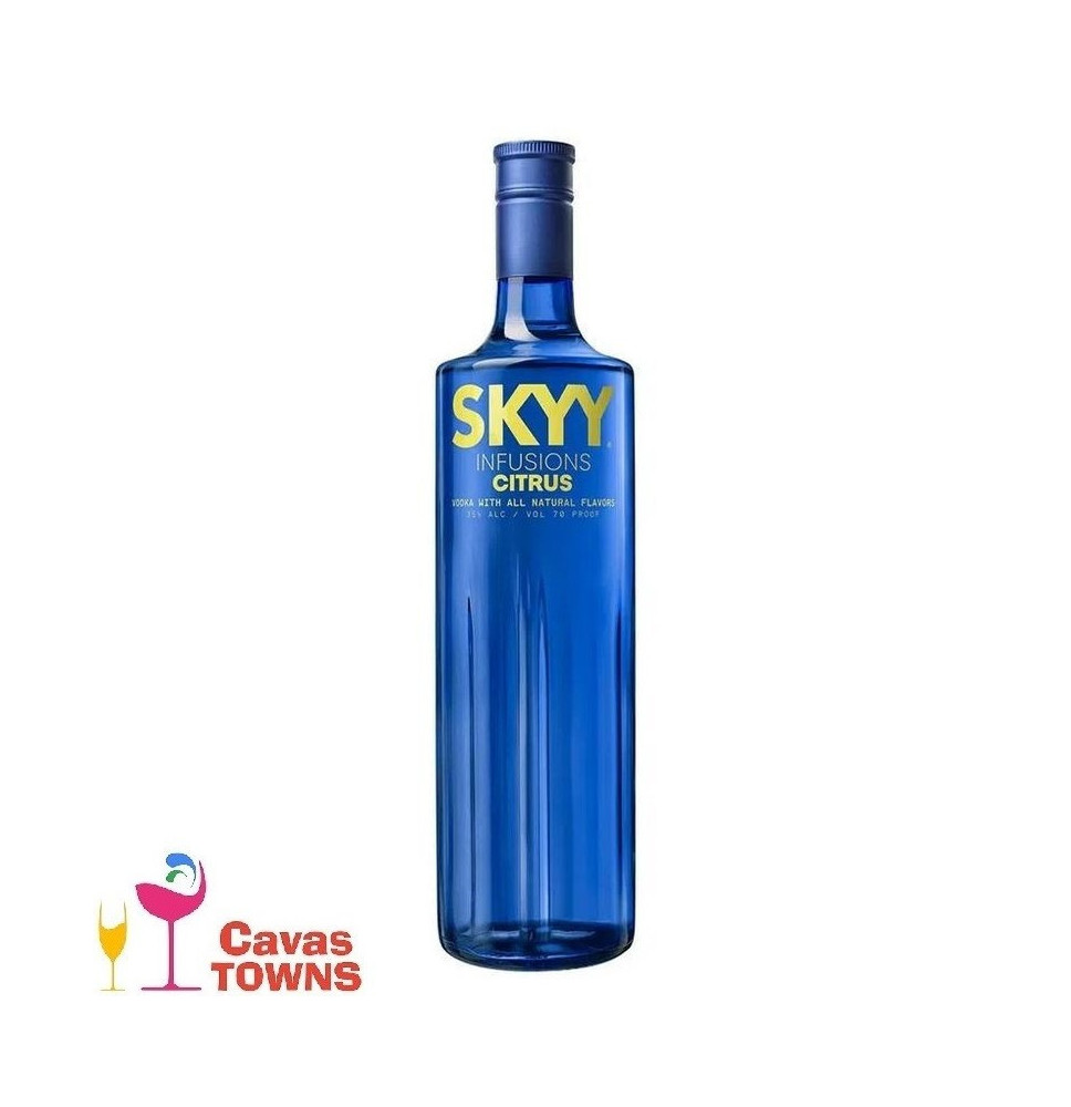 Vodka Skyy Infusions Citrus 750 ml - Cavas Towns Vodka Skyy Infusions Citrus 750 ml - Cavas Towns