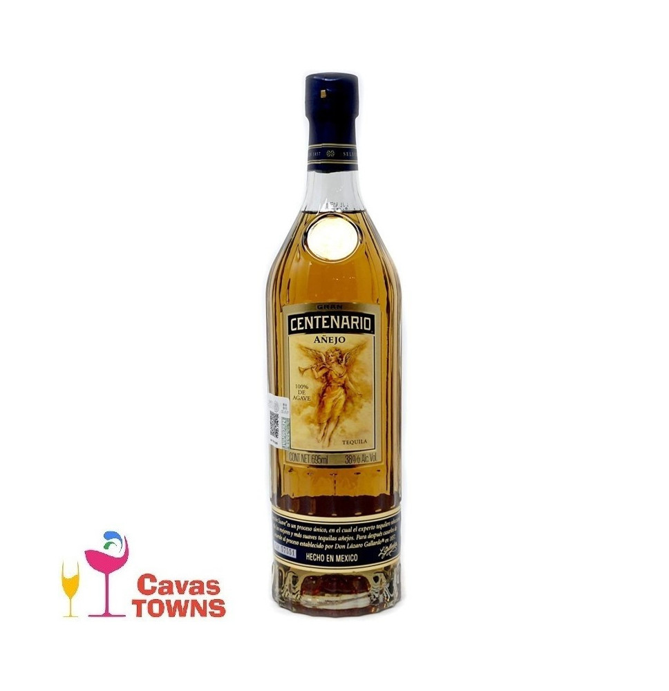 Tequila Gran Centenario Añejo 695 ml - Cavas Towns