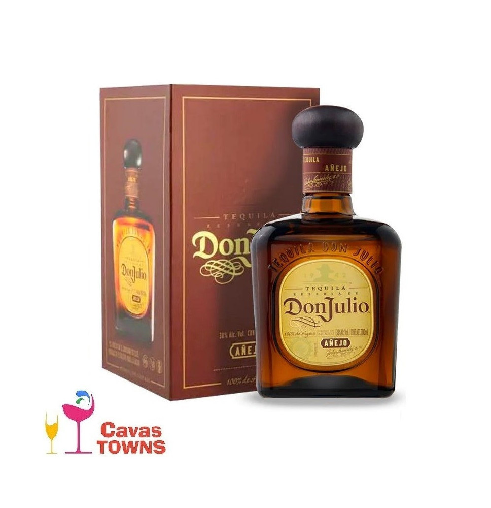 Tequila Don Julio Añejo botella 700 ml - Cavas Towns