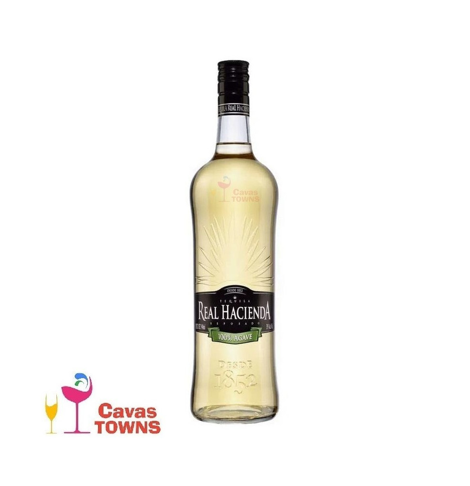 Tequila Real Hacienda Reposado 750 ml - Cavas Towns Tequila Real Hacienda Reposado 750 ml - Cavas Towns