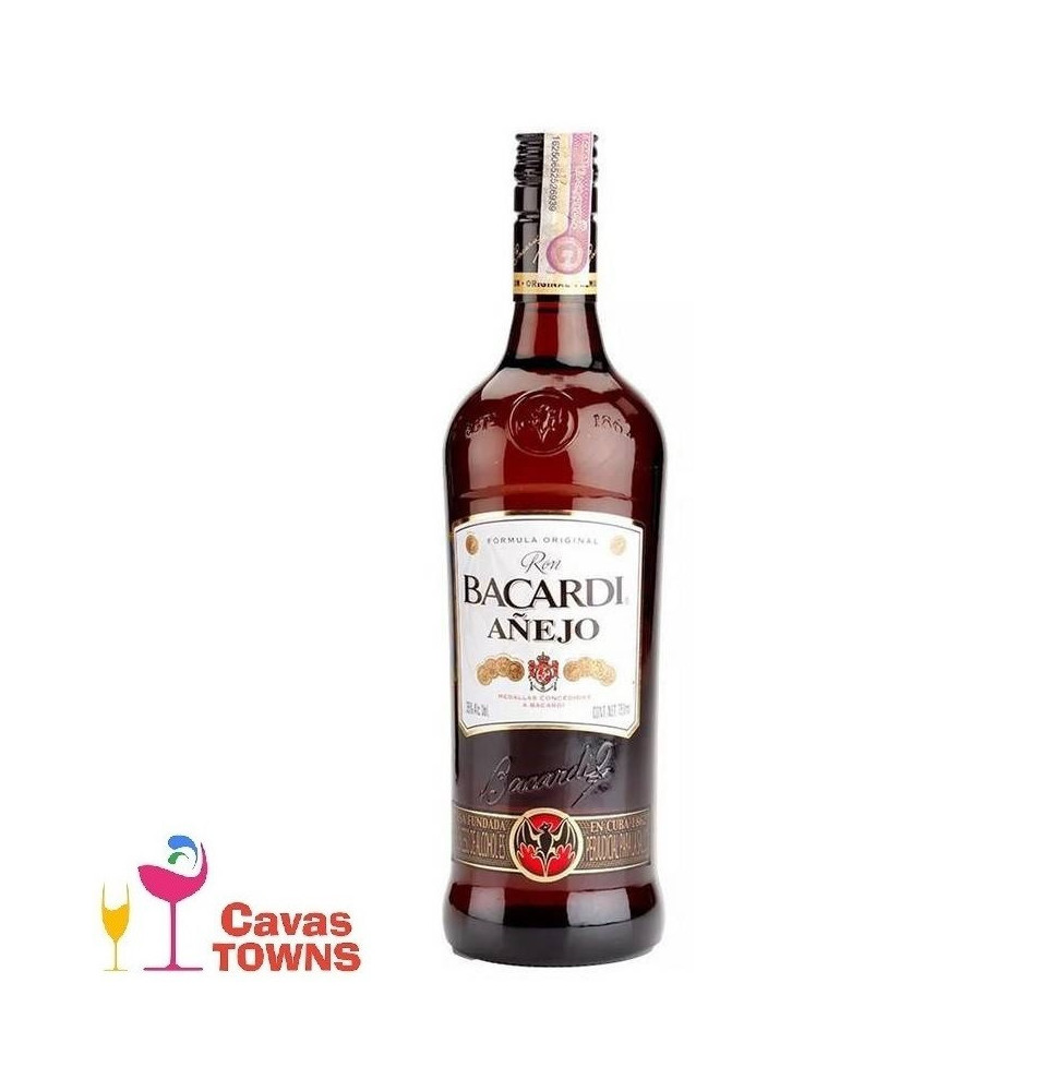 Ron Bacardi Añejo 750 ml - Cavas Towns