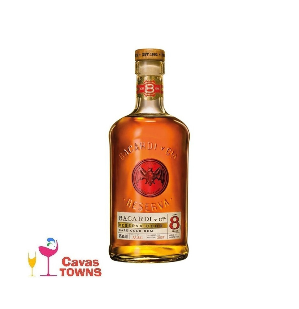 Ron Bacardi Reserva 8 750 ml - Cavas Towns