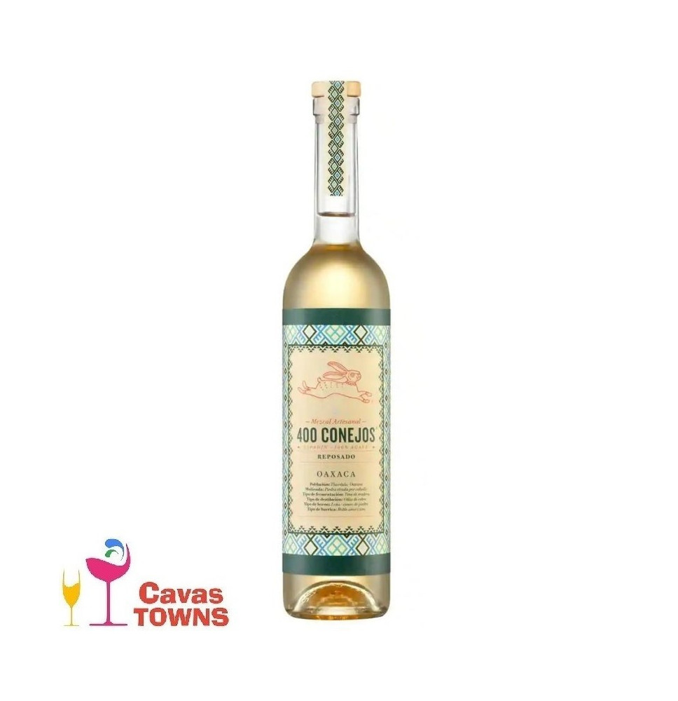 Mezcal 400 Conejos Reposado 750 Ml - Cavas Towns Mezcal 400 Conejos Reposado 750 Ml - Cavas Towns
