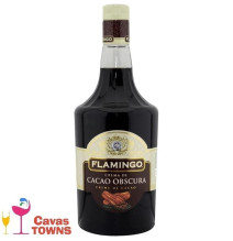 Licor De Cacao Oscura Flamingo 1 L - Cavas Towns