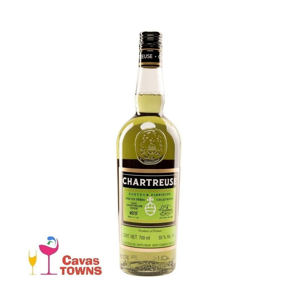 Licor Chartreuse Verde 700 ml - Cavas Towns Licor Chartreuse Verde 700 ml - Cavas Towns