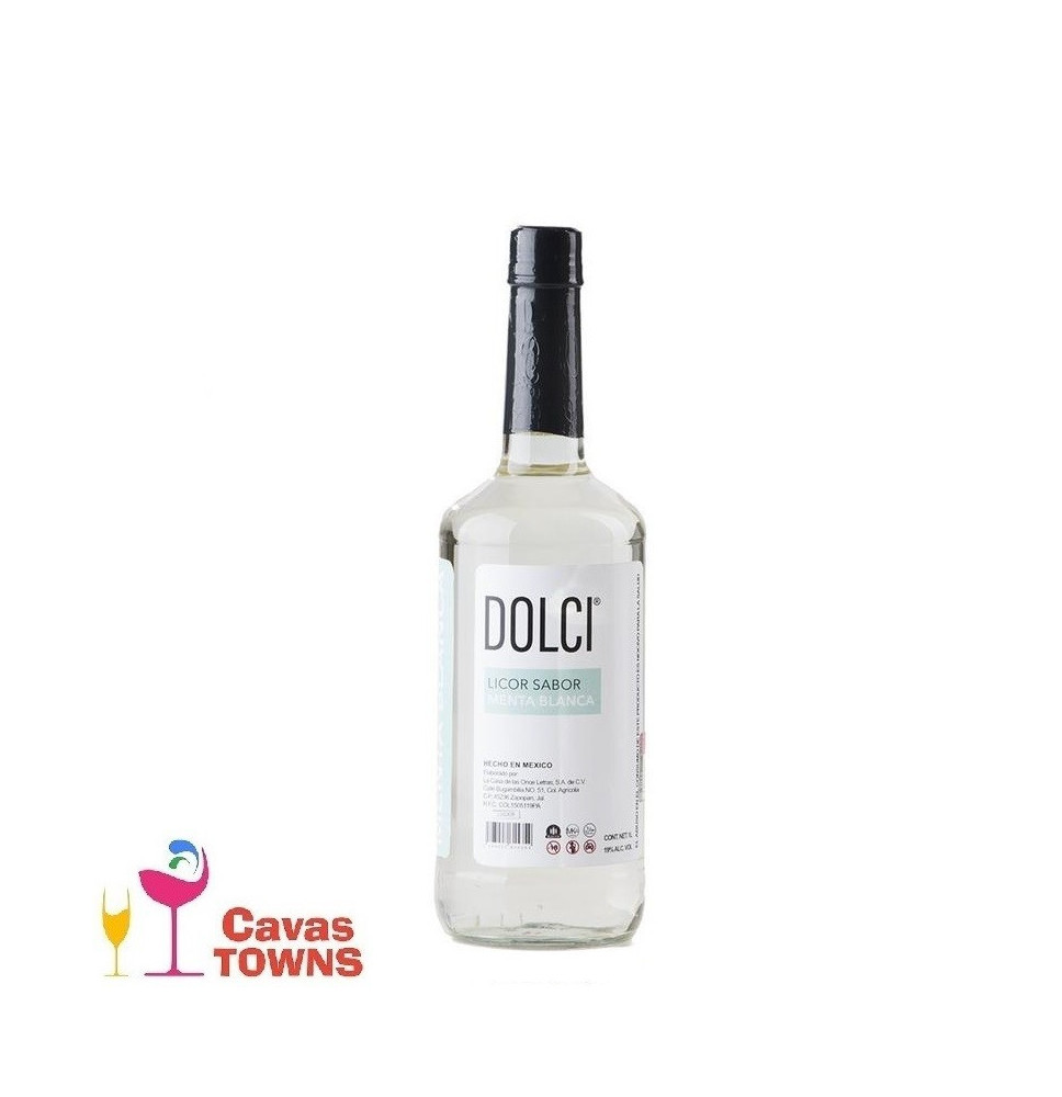 Licor Dolci De Menta Blanca 1 L - Cavas Towns Licor Dolci De Menta Blanca 1 L - Cavas Towns