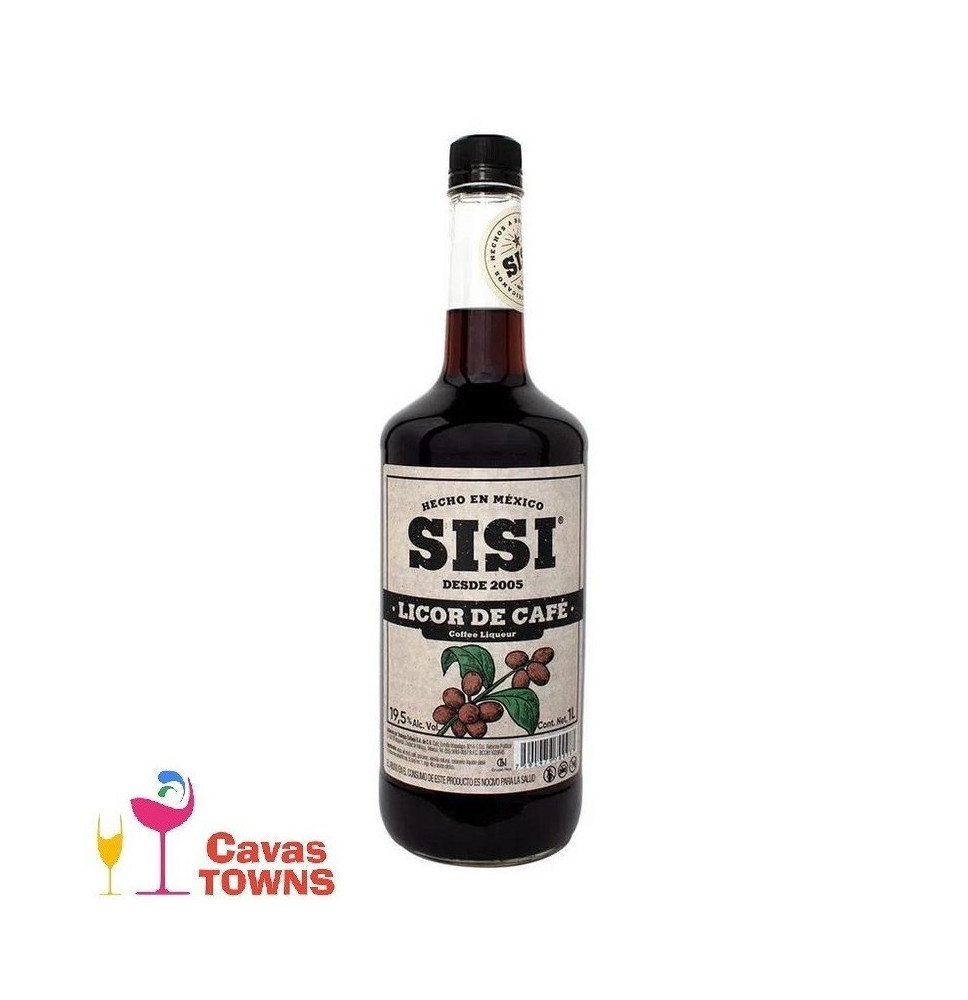 Licor Sisi de Cafe 1000 ml - Cavas Towns Licor Sisi de Cafe 1000 ml - Cavas Towns