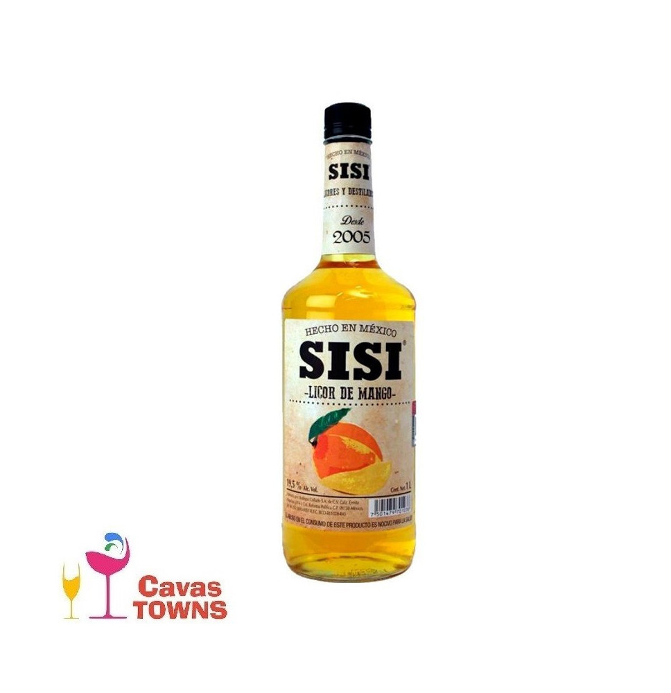 Licor Sisi de Mango 1000 ml - Cavas Towns Licor Sisi de Mango 1000 ml - Cavas Towns