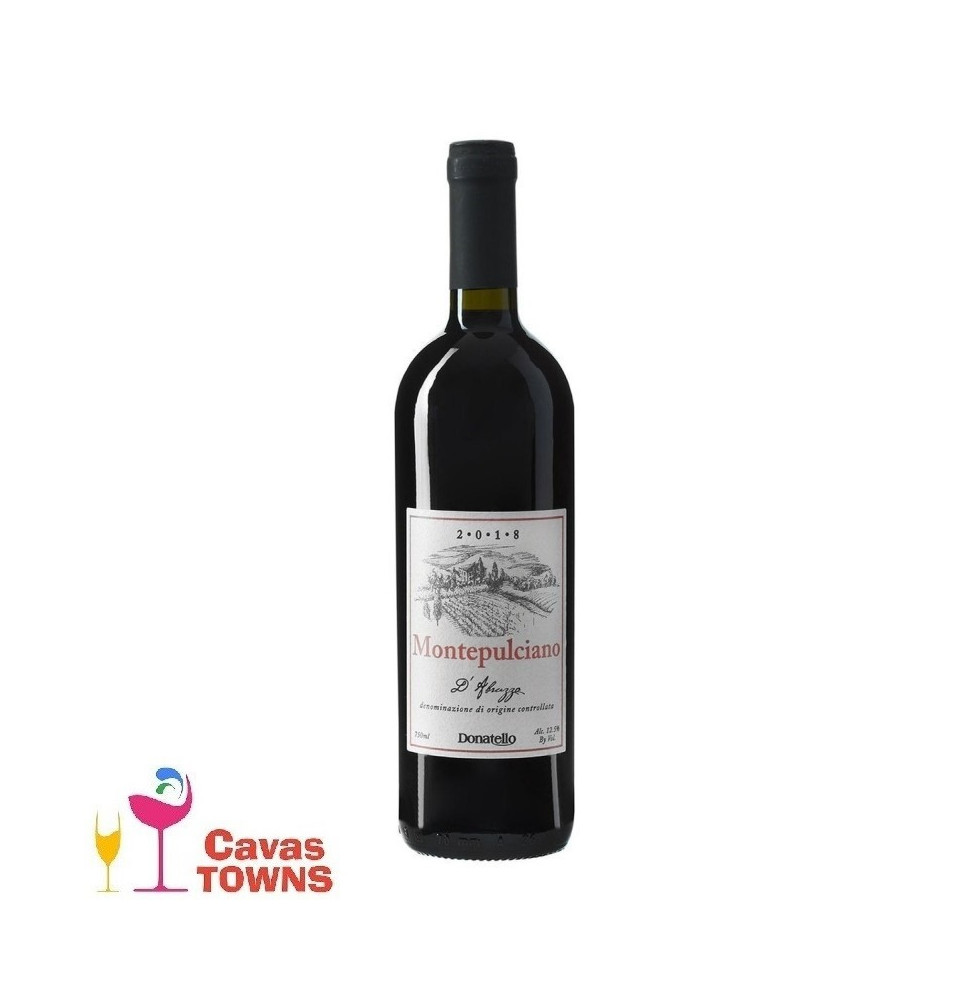 Vino Tinto Donatello Montepulciano 750ml - Cavas Towns