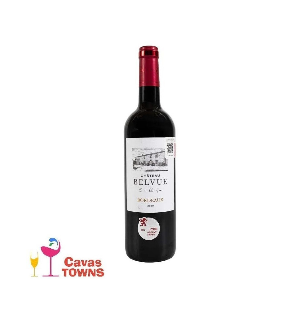 Vino Tinto Chateau Belvue Bordeaux 750 ml - Cavas Towns