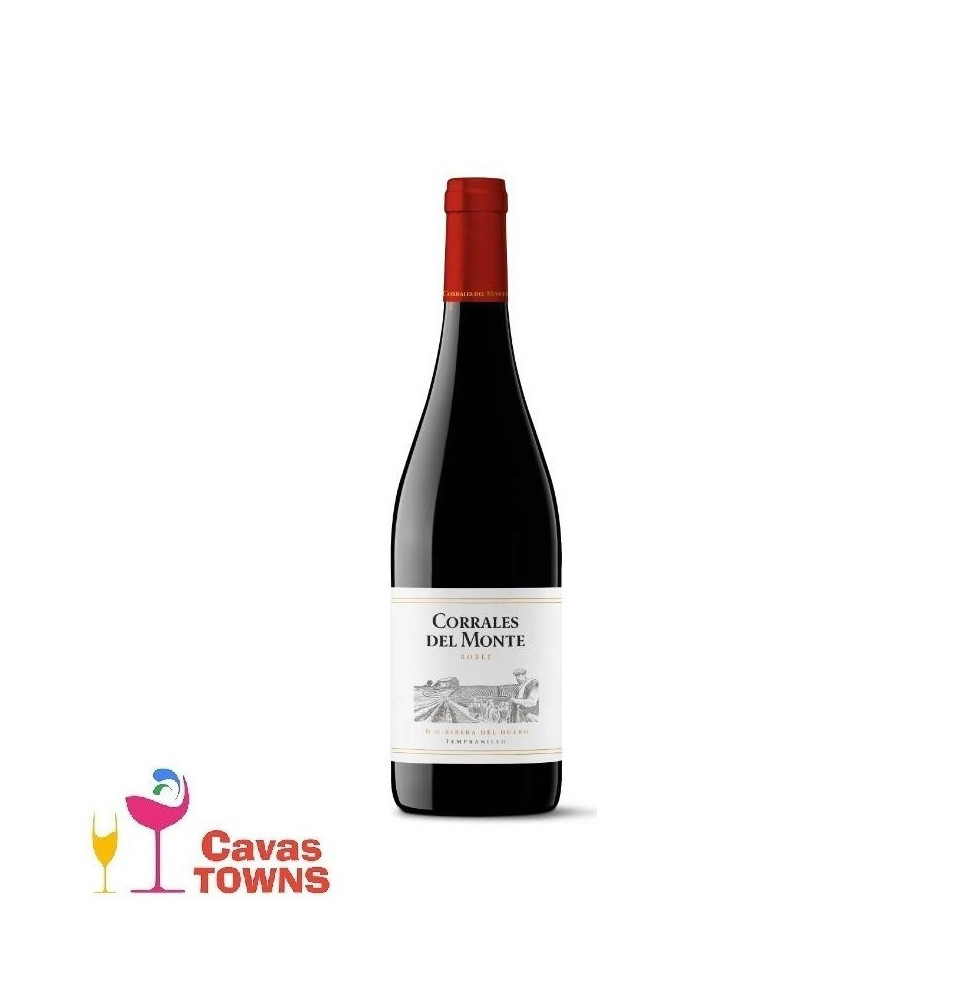 Vino Tinto Corrales del Monte Roble 750ml - Cavas Towns