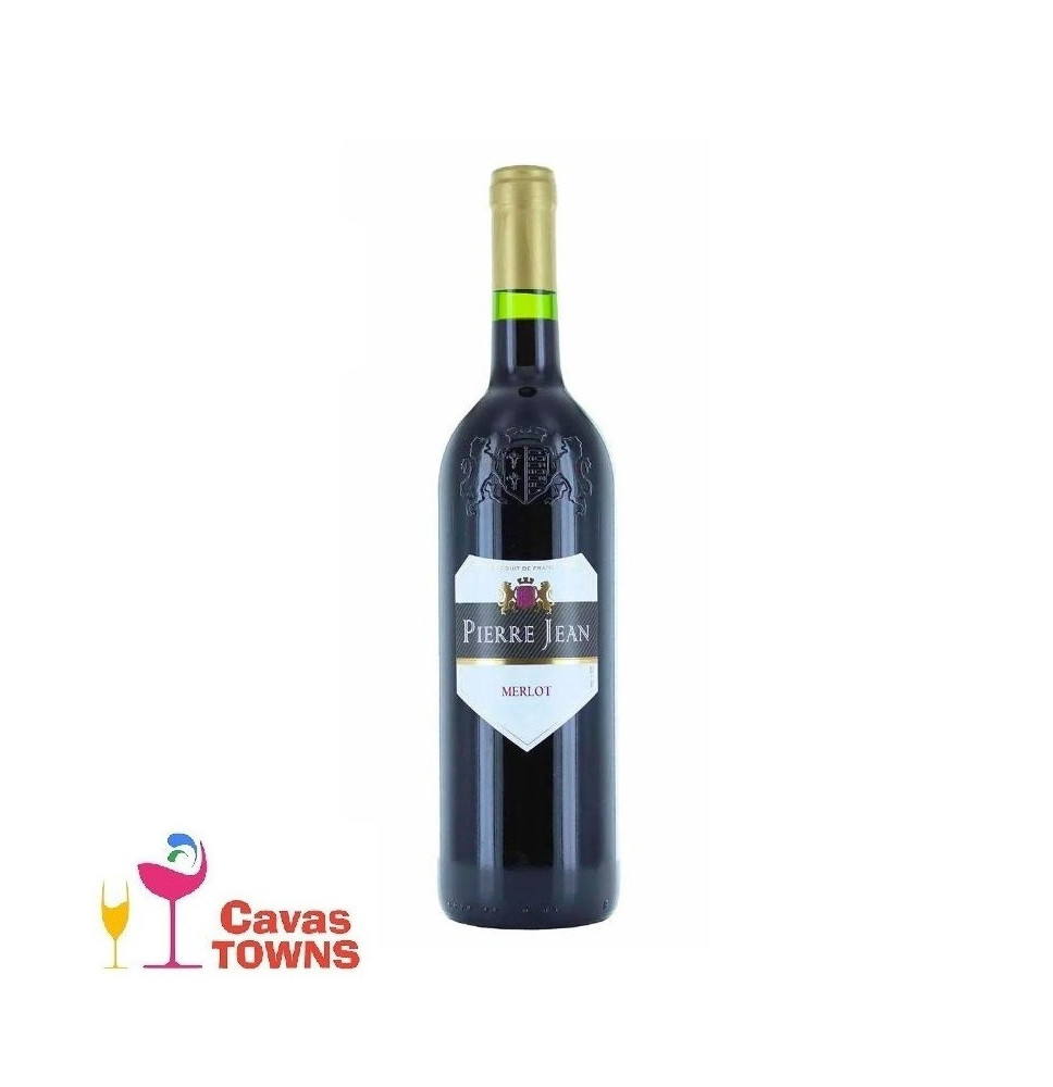 Vino Tinto Pierre Jean Merlot 750 ml - Cavas Towns