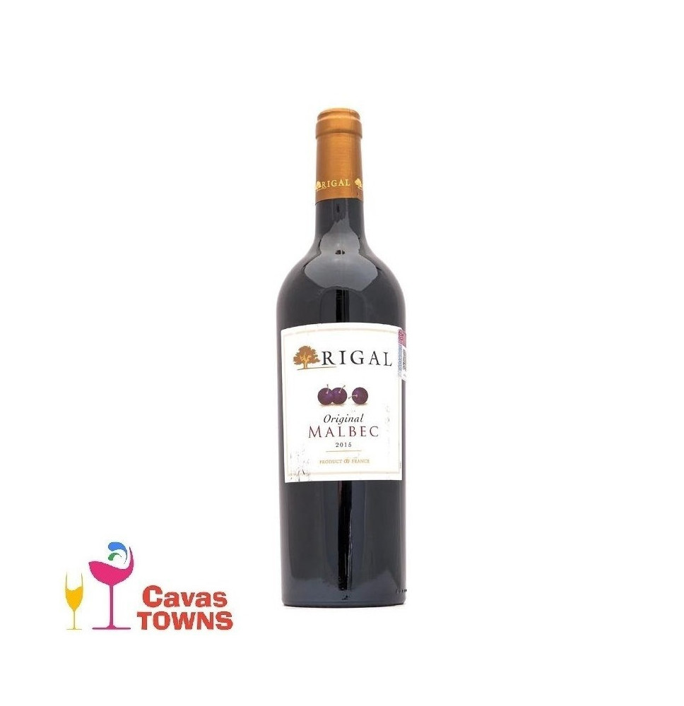 Vino Tinto Rigal Malbec 2015 750 ml - Cavas Towns