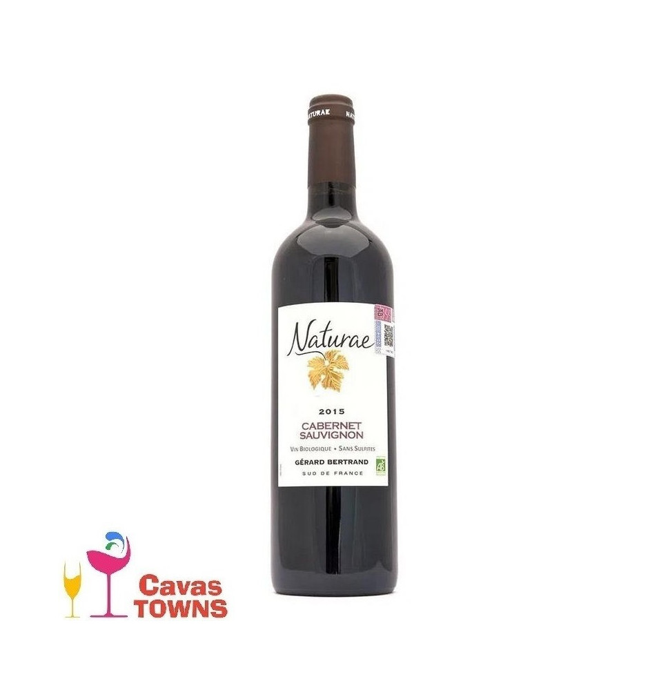 Vino Tinto Naturae Cabernet Sauvignon 750 ml - Cavas Towns