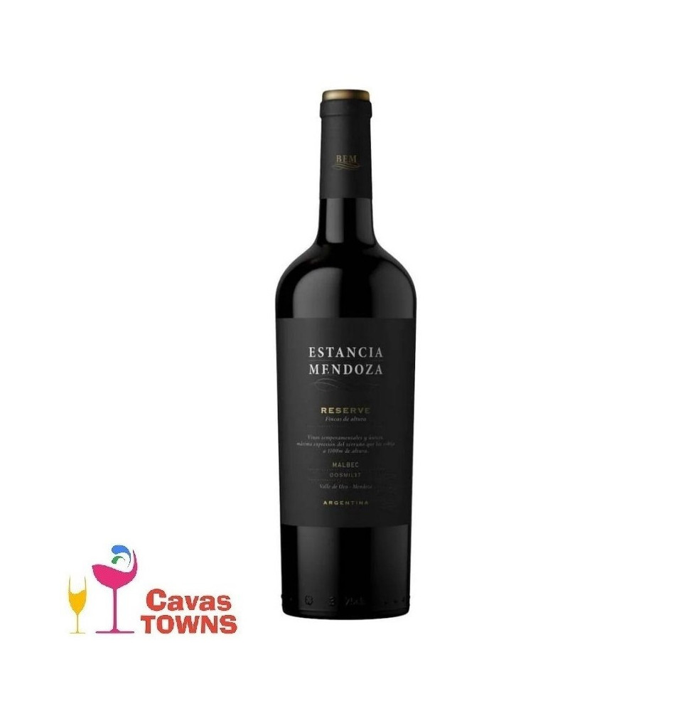 Vino Tinto Estancia Mendoza Reserva Malbec 750 ml - Cavas Towns