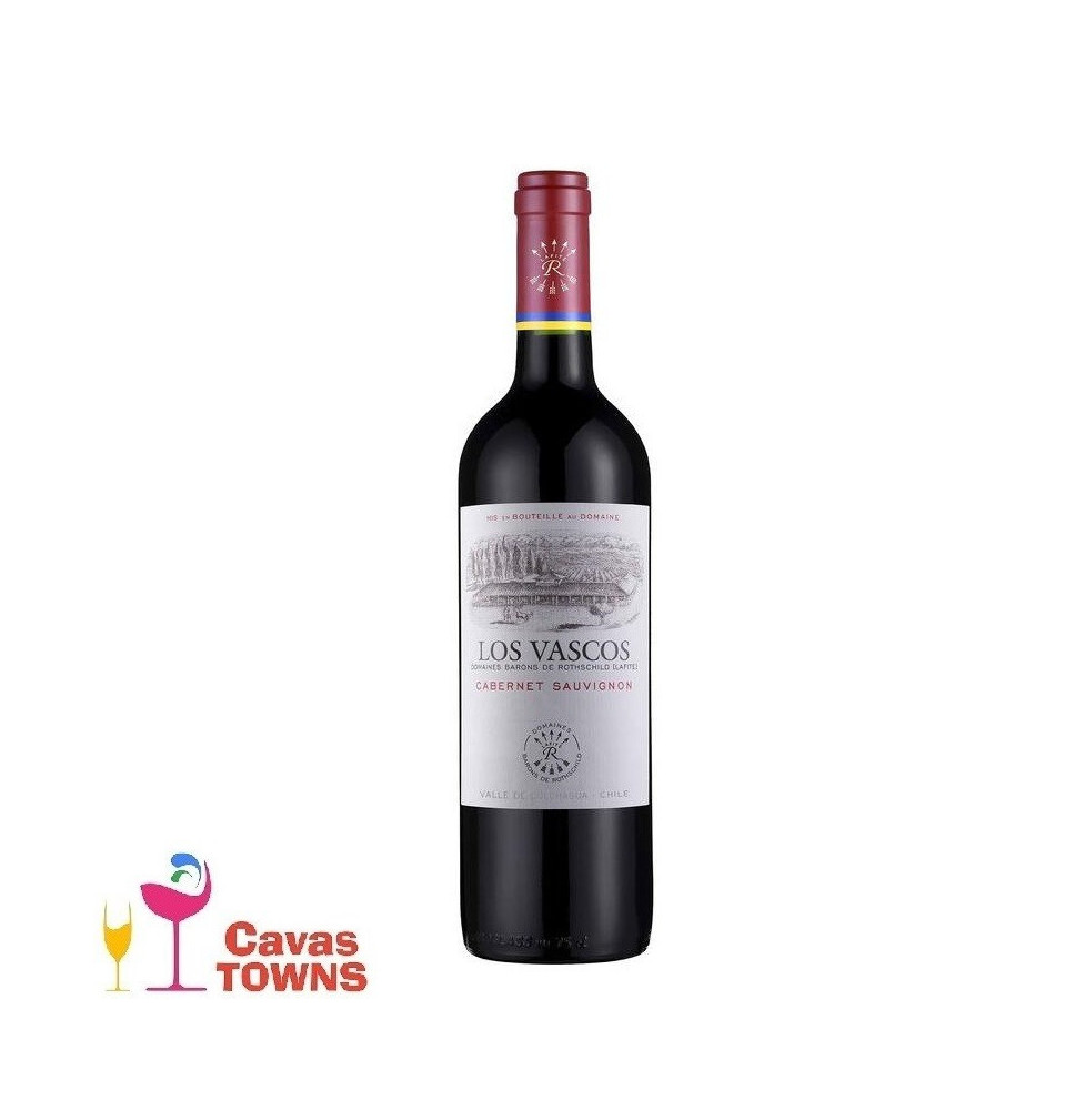Vino Tinto Los Vascos Cabernet Sauvignon 750 ml - Cavas Towns Vino Tinto Los Vascos Cabernet Sauvignon 750 ml - Cavas Towns