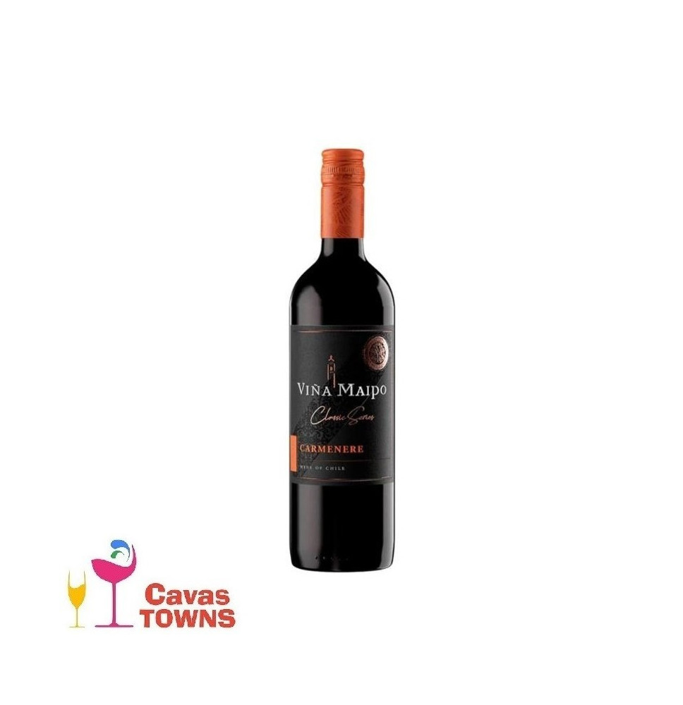 Vino Tinto Carmenere Viña Maipo 750 ml - Cavas Towns