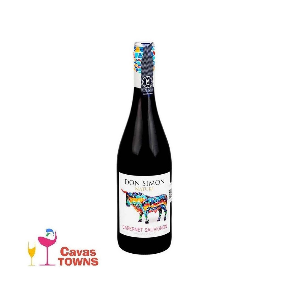 Vino Tinto Don Simón Nature Cabernet Sauvignon de 750ml - Cavas Towns