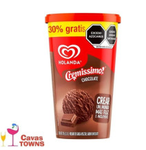 Helado Holanda Cremissimo sabor chocolate 1.3 l - Cavas Towns