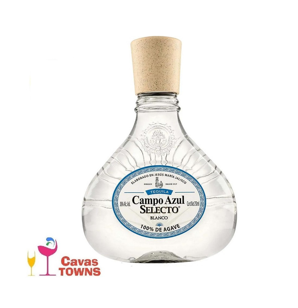 Tequila Campo Azul Selecto Blanco 750 ml - Cavas Towns