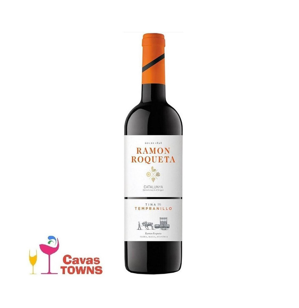 Vino Tinto Ramon Roqueta tempranillo 750 ml - Cavas Towns