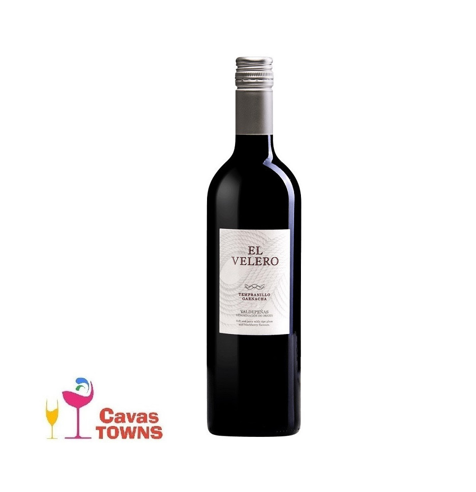 Vino Tinto El Velero Tempranillo Garnacha 750 Ml - Cavas Towns