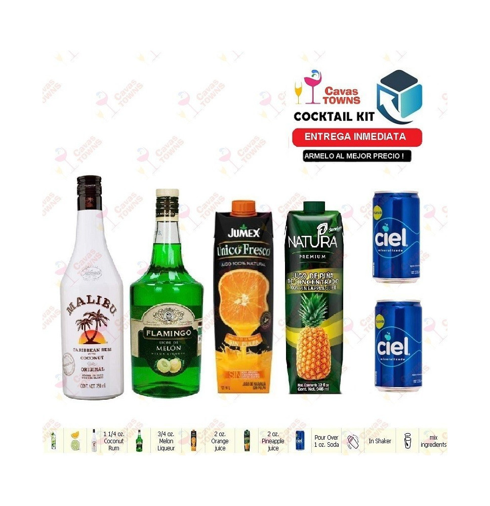 Cocktail Kit 21-2 Receta Recipe - Cavas Towns