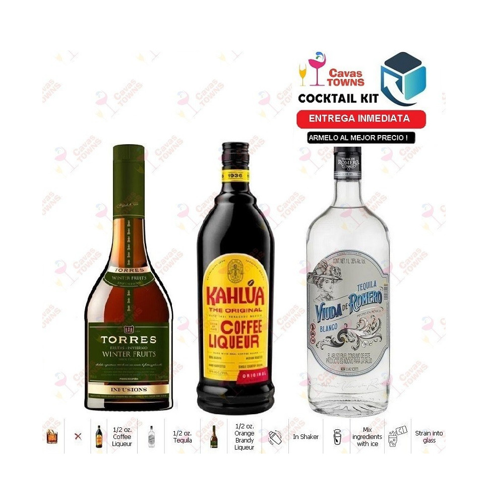 Cocktail Kit Alice in Wonderland -1 Receta Recipe - Cavas Towns