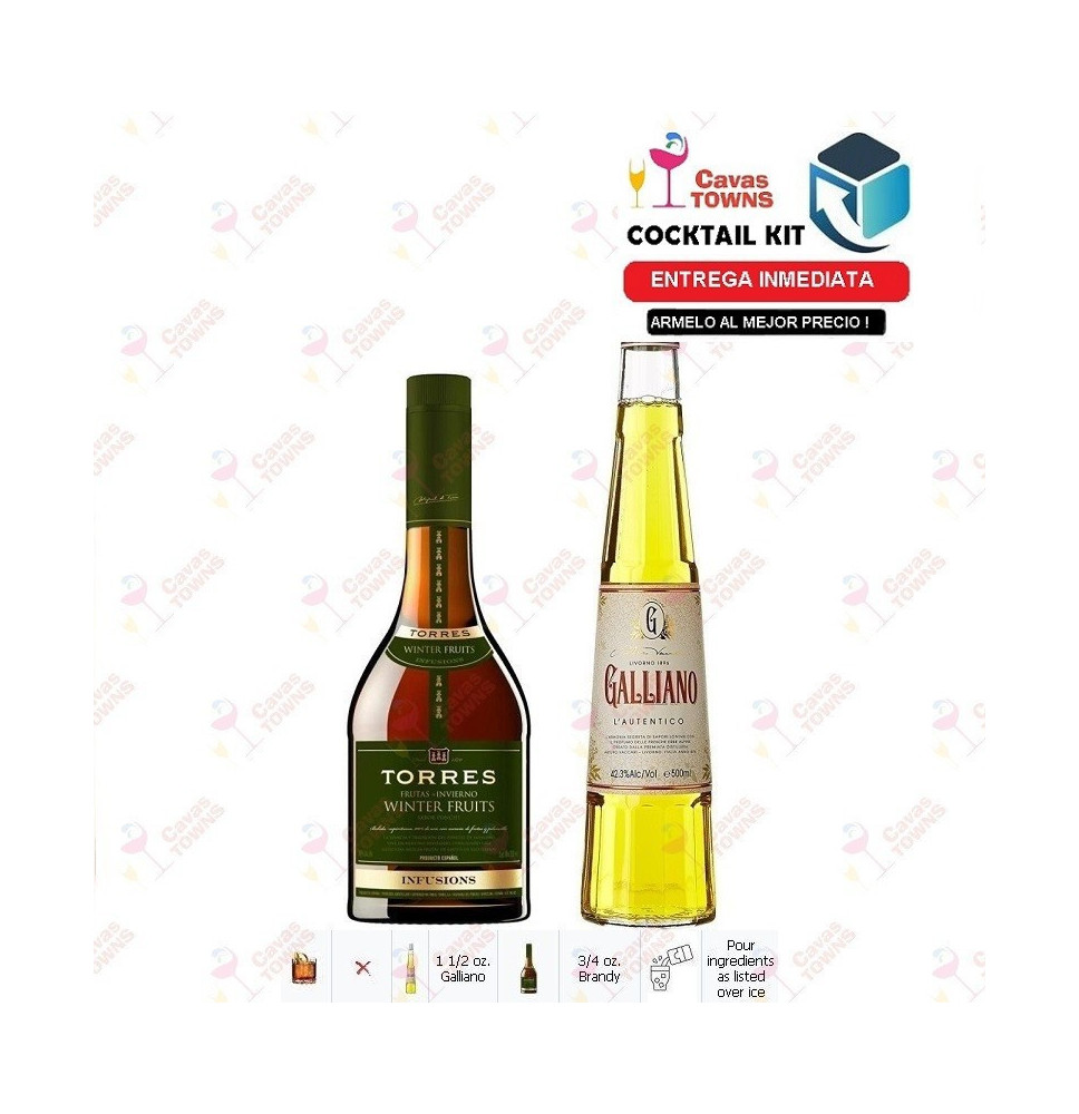 Cocktail Kit Amber Jack - 1 Receta Recipe - Cavas Towns