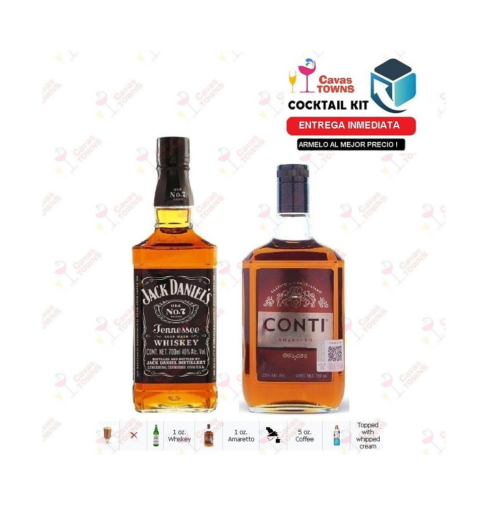 Cocktail Kit Amber Jack - 2 Receta Recipe - Cavas Towns