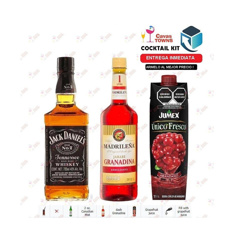 Cocktail Kit Blinker - 2 Receta Recipe - Cavas Towns