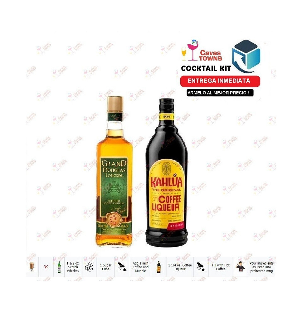 Cocktail Kit Bushmills Sour - 1 Receta Recipe - Cavas Towns