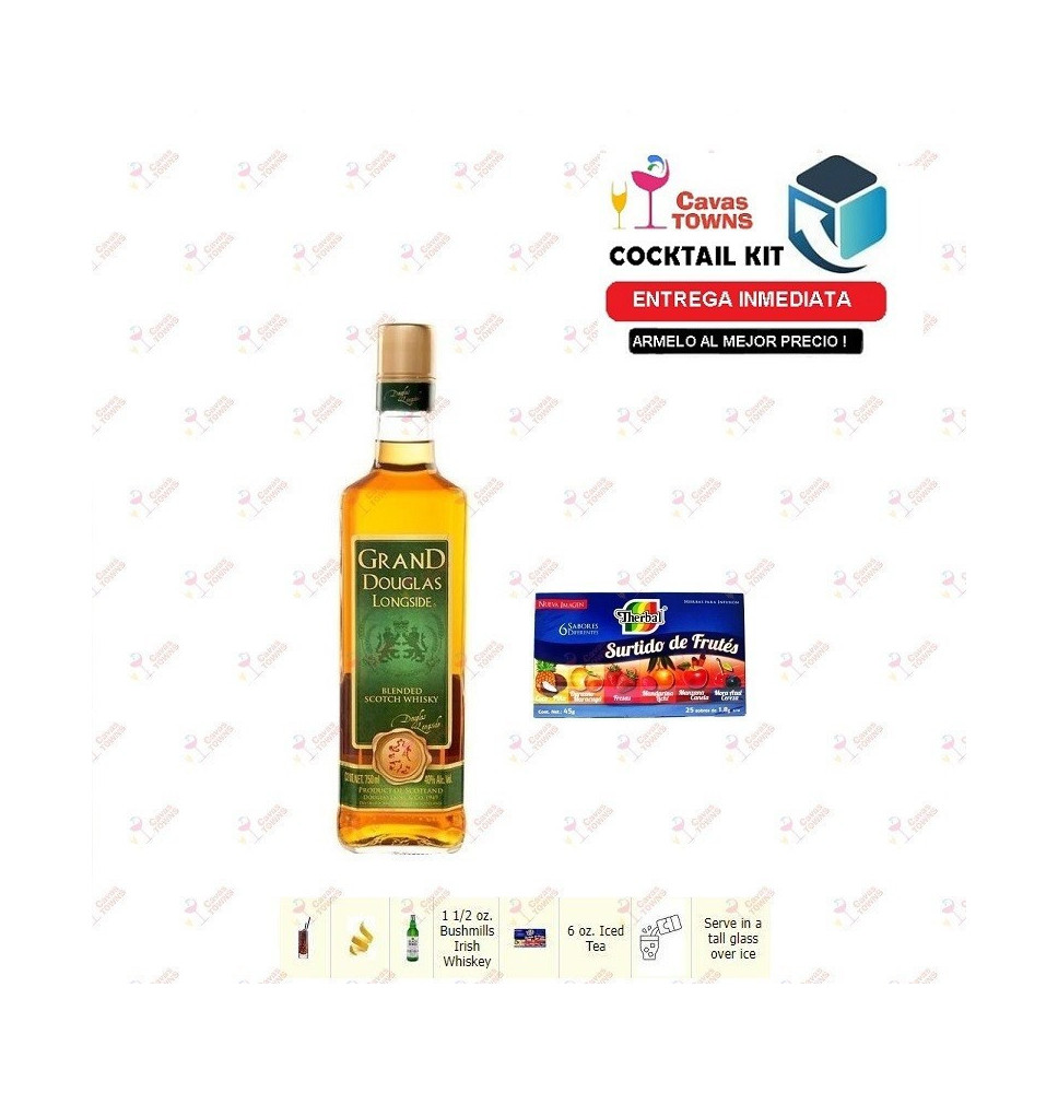 Cocktail Kit Bushmills Tea Receta Recipe - Cavas Towns