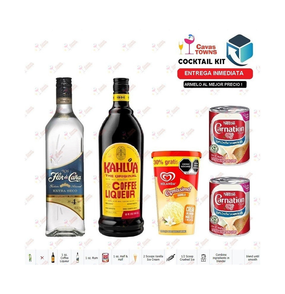 Cocktail Kit Canadian Goose - 1 Receta Recipe - Cavas Towns