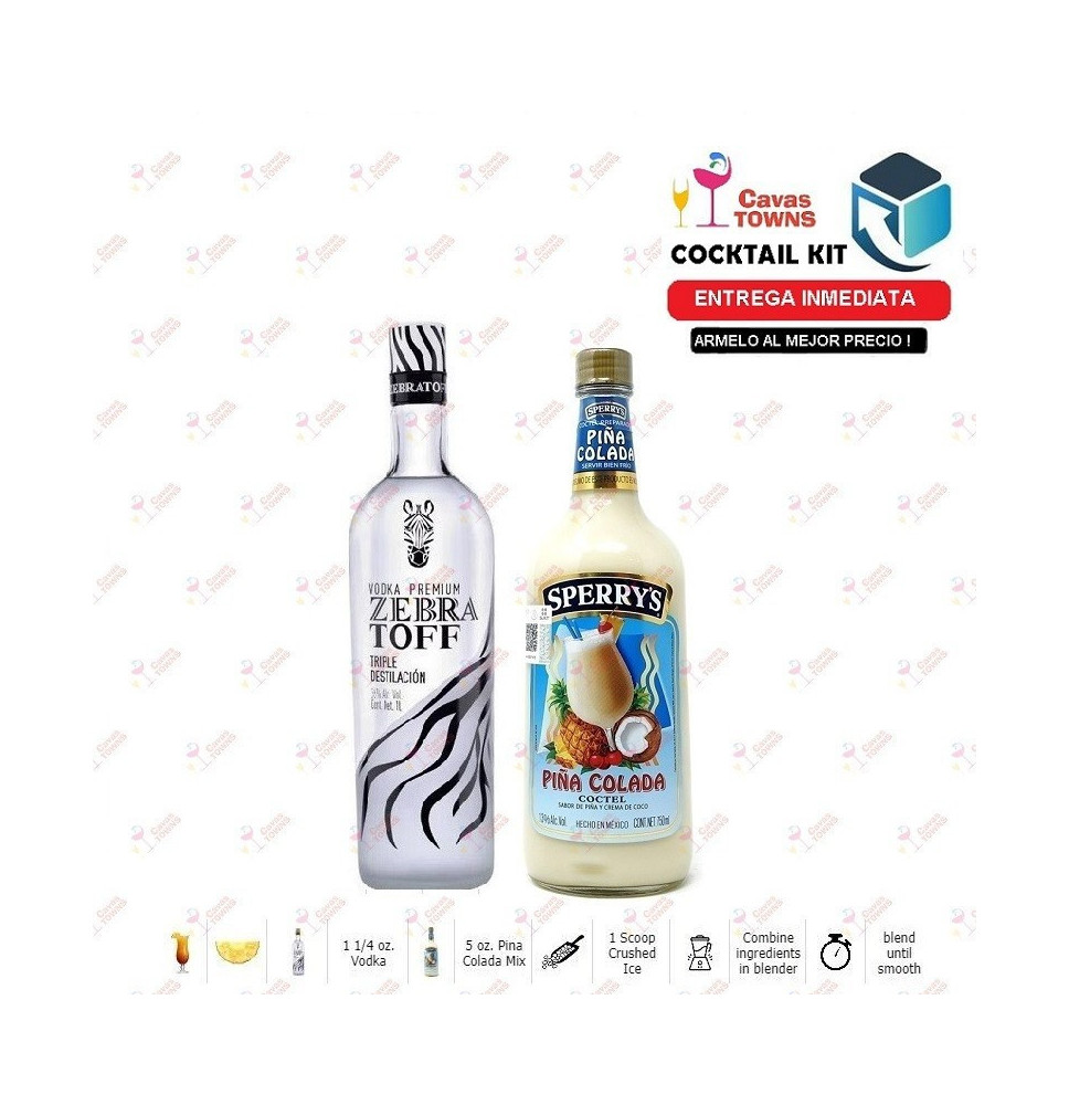 Cocktail Kit Chee Chee - 1 Receta Recipe - Cavas Towns