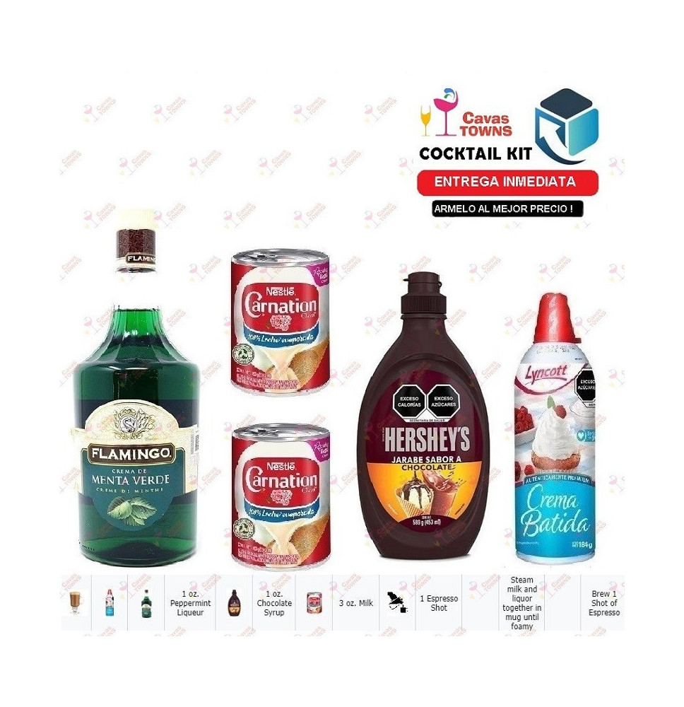Cocktail Kit Chocolate Sin Cappuccino Receta Recipe - Cavas Towns