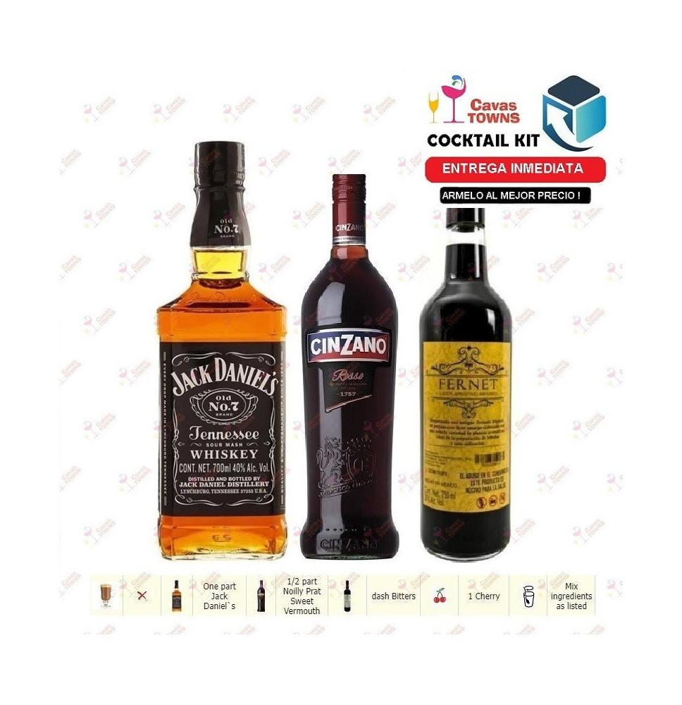 Cocktail Kit Classic Jack Daniels Manhattan Receta Recipe - Cavas Towns Cocktail Kit Classic Jack Daniels Manhattan Receta Recipe - Cavas Towns