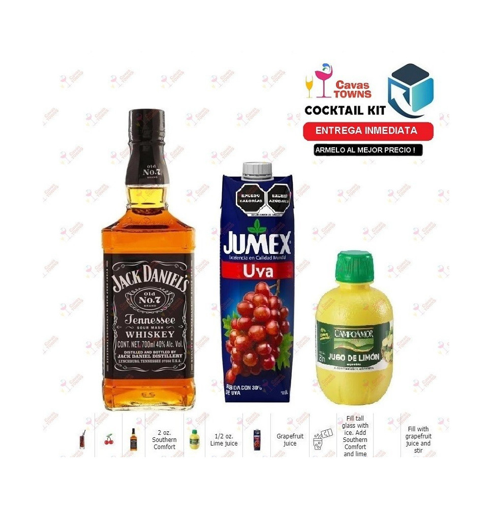 Cocktail Kit Comfort Cooler Receta Recipe - Cavas Towns