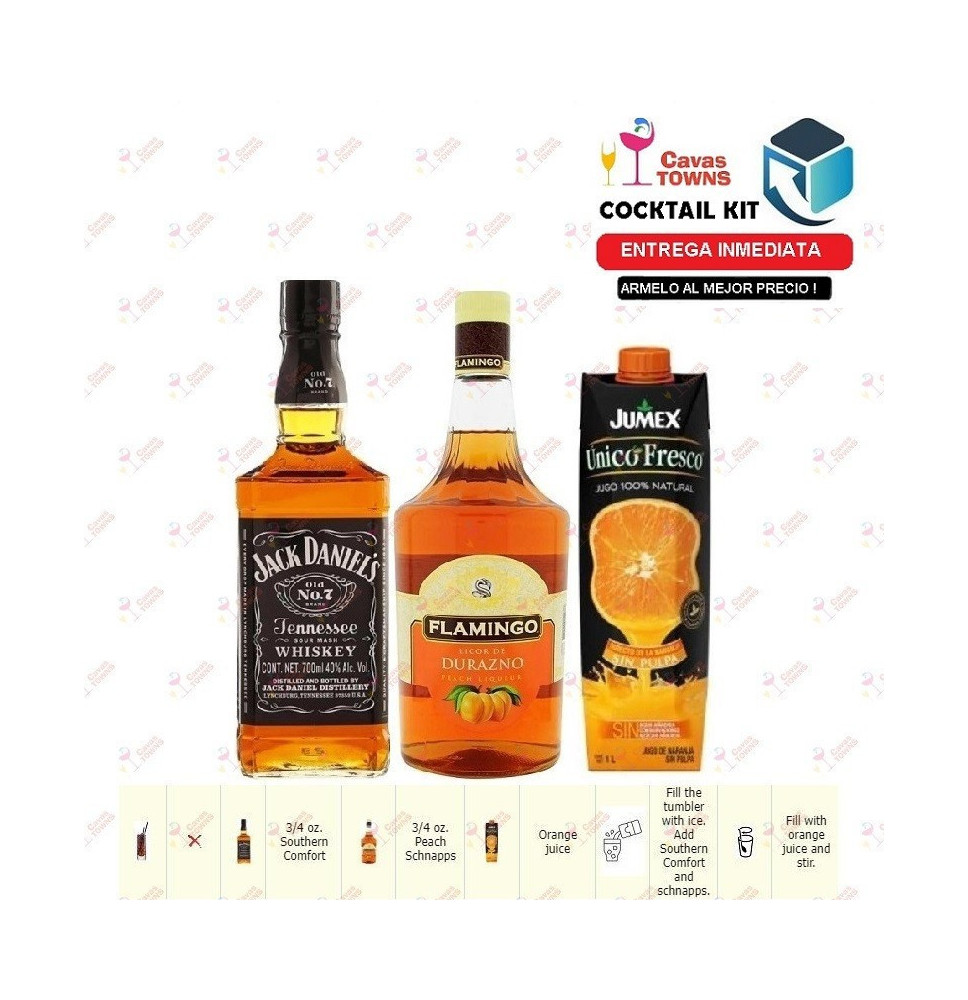 Cocktail Kit Comfort Peach Receta Recipe - Cavas Towns Cocktail Kit Comfort Peach Receta Recipe - Cavas Towns
