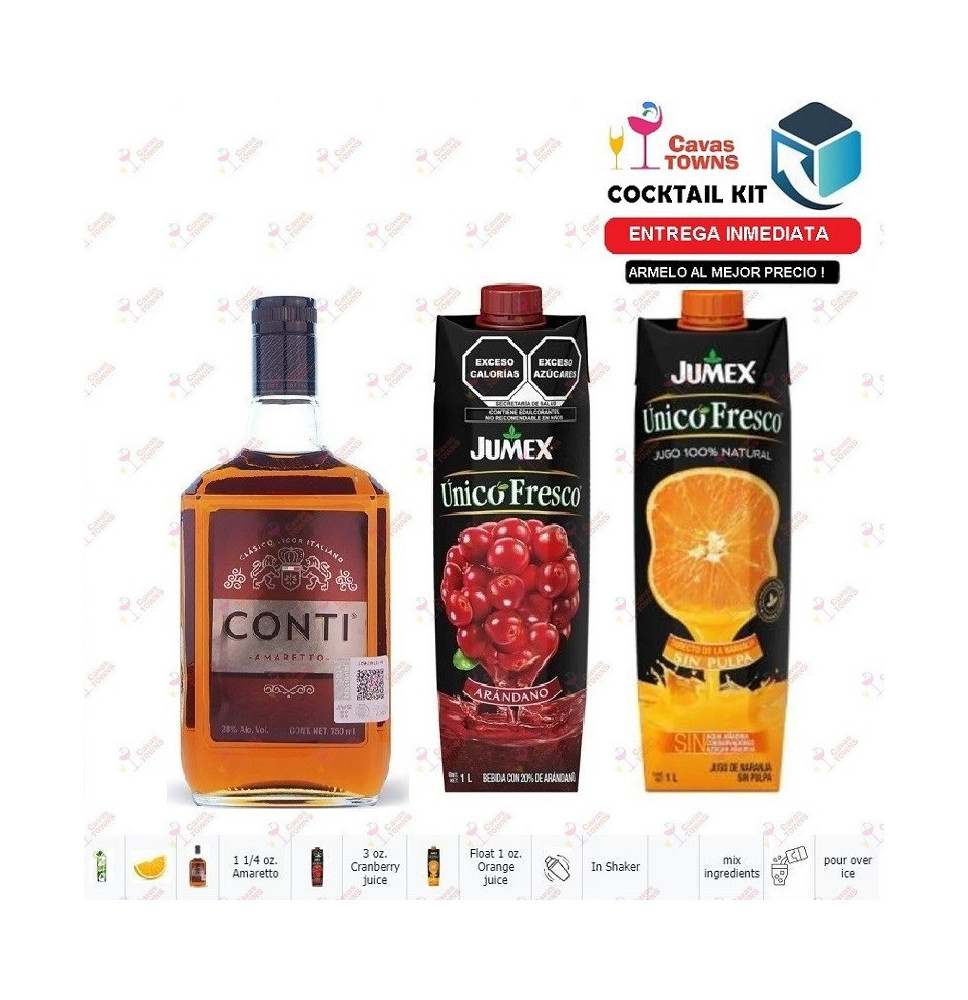 Cocktail Kit Cranberry Cooler Receta Recipe - Cavas Towns